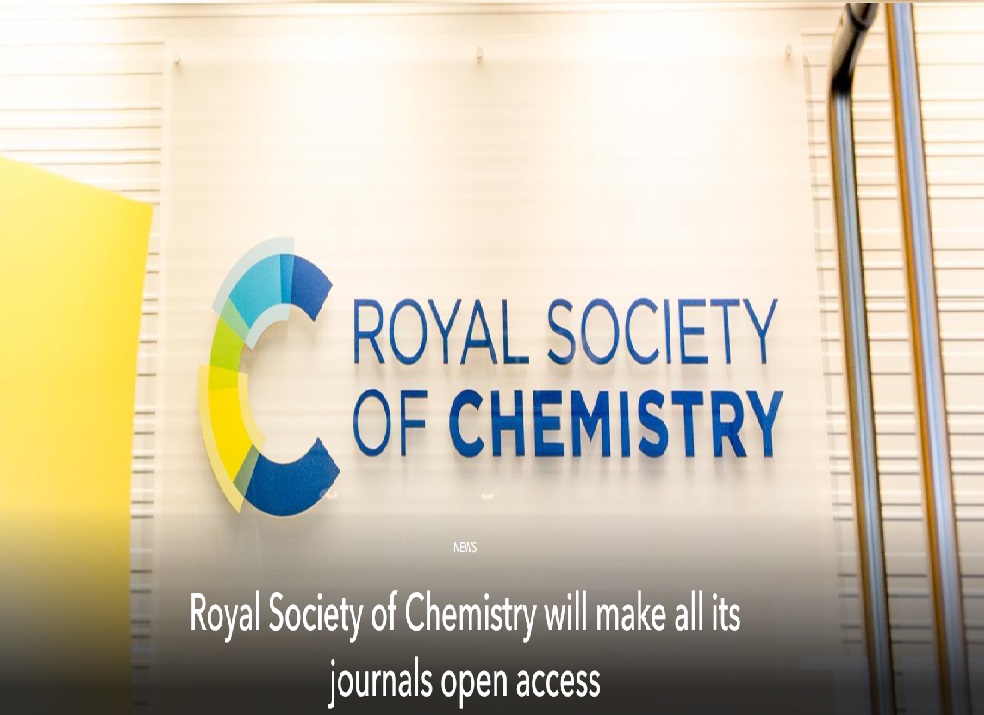 100% czasopism Royal Society of Chemistry w OA